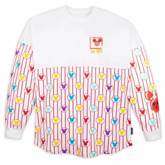 Mickey Mouse Balloons and Popcorn Spirit Jersey Walt Disney World - Picture 1 of 9